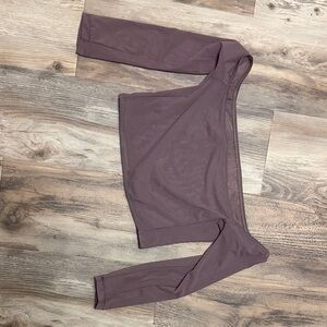 Purple mesh like new jule dancewear crop top
